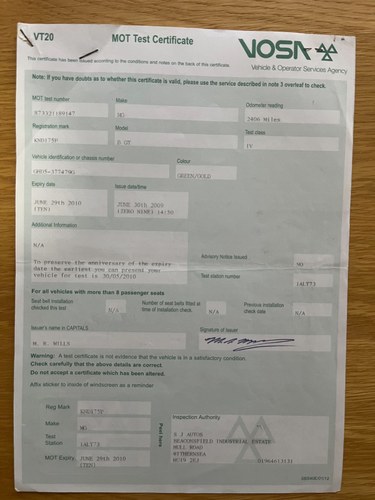 1975 MG B GT Jubilee Edition En venta (imagen 117 de 119)