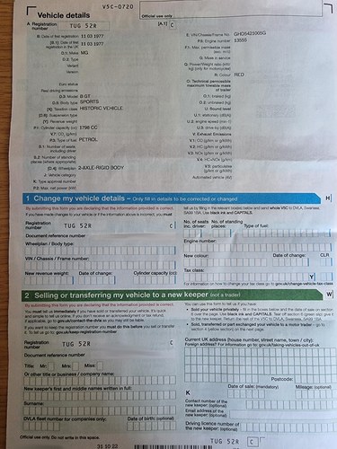 1977 MGB GT zum Verkauf (Bild 133 von 139)