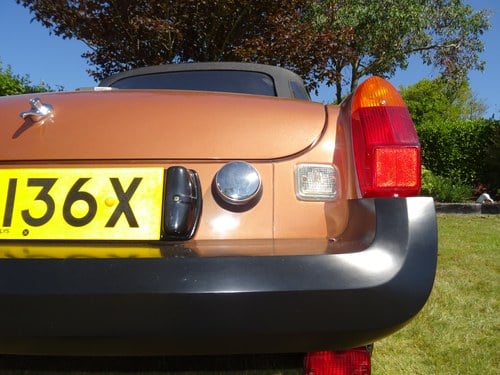 1982 MGB Roadster LE In vendita (immagine 118 di 175)