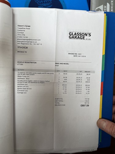 1982 MGB Roadster LE Final Edition In vendita (immagine 86 di 98)