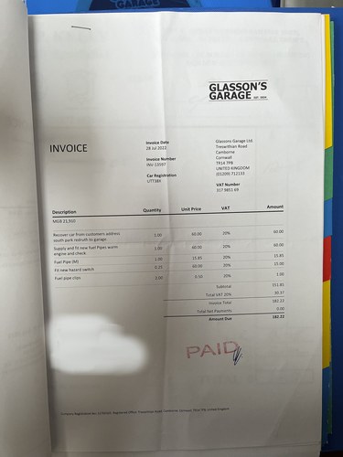 1982 MGB Roadster LE Final Edition In vendita (immagine 87 di 98)