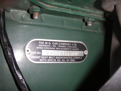 1968 MGB Roadster For Sale (picture 188 of 254)