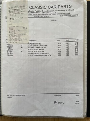 1973 MGB Roadster zum Verkauf (Bild 203 von 235)