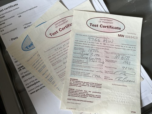 1963 MGB Roadster In vendita (immagine 279 di 280)