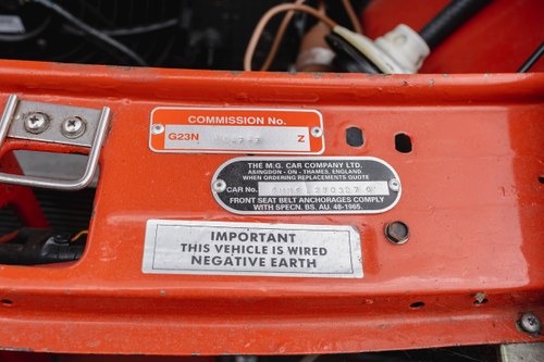 1973 MGB Roadster In vendita (immagine 112 di 117)