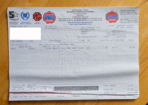 NO RESERVE - 1978 MGB Roadster zum Verkauf (Bild 195 von 201)