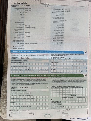 1968 MG MGC Roadster Te koop (foto 214 van 216)