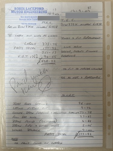 1970 MG C Roadster For Sale (picture 216 of 243)