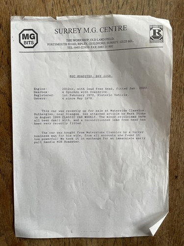 1970 MG MGC For Sale (picture 170 of 189)