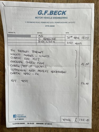 1970 MG MGC For Sale (picture 184 of 189)