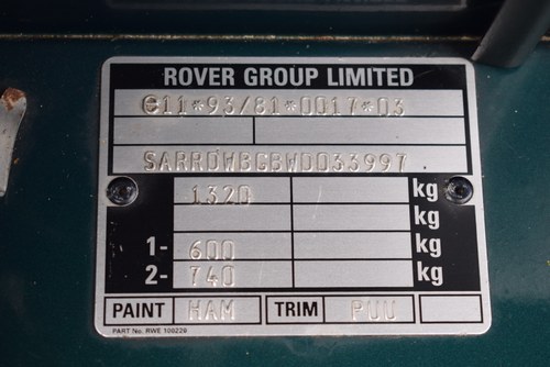 1998 MGF Mk1 Roadster Te koop (foto 79 van 144)