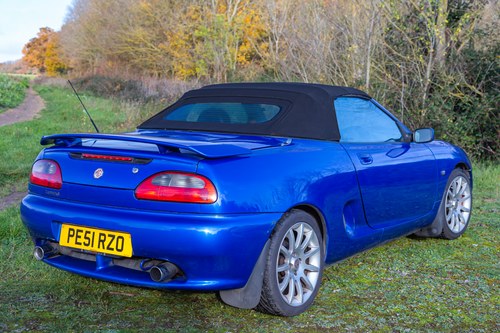 2001 MG MGF Trophy 160 Te koop (foto 20 van 208)