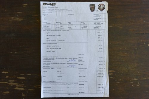 1997 MG MGF 1.8i VVC In vendita (immagine 164 di 169)