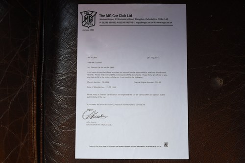 1934 MG PA Midget Te koop (foto 118 van 121)