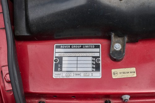 1996 MG Rv8 V8 Auto zum Verkauf (Bild 129 von 181)