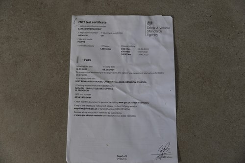 1995 MG RV8 En venta (imagen 115 de 148)