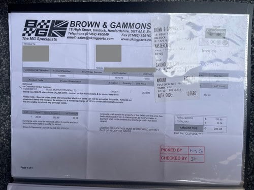 1947 MG TC Midget zum Verkauf (Bild 184 von 206)