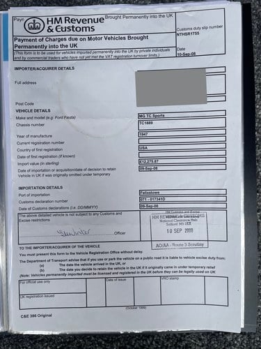 1947 MG TC Midget zum Verkauf (Bild 196 von 206)