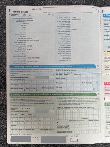 1947 MG TC Midget zum Verkauf (Bild 204 von 206)