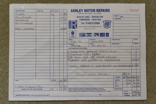 1948 MG TC zum Verkauf (Bild 133 von 138)