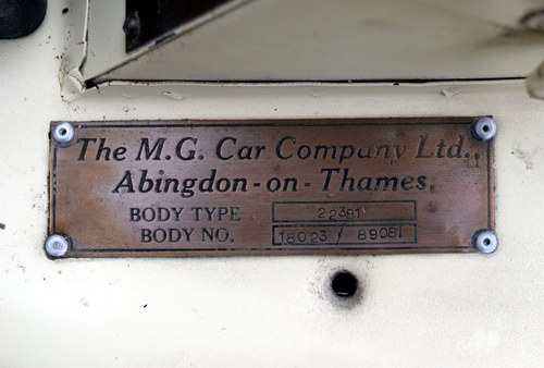 1952 MG TD In vendita (immagine 62 di 78)