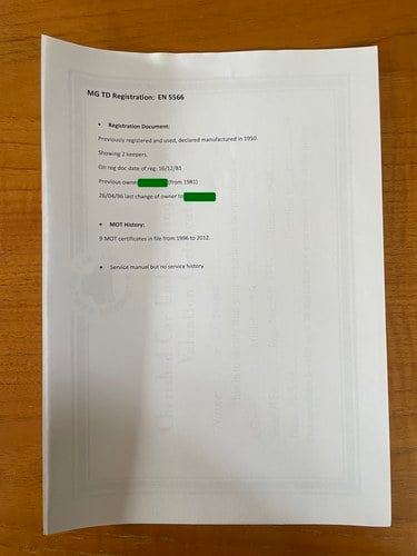 1950 MG TD/TF En venta (imagen 162 de 172)