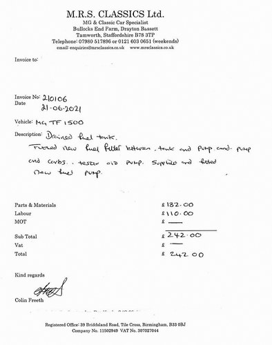 1954 MG TF 1500 zum Verkauf (Bild 112 von 130)