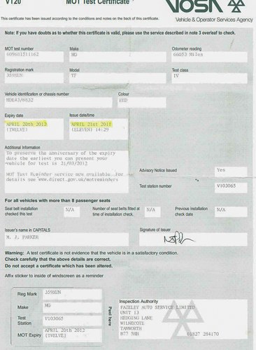 1954 MG TF 1500 zum Verkauf (Bild 110 von 130)