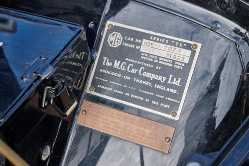 1953 MG TF zum Verkauf (Bild 124 von 183)