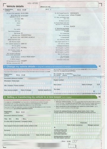 1953 MG TF zum Verkauf (Bild 182 von 183)