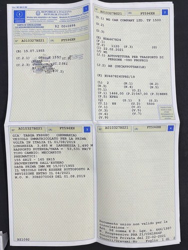 1955 MG TF 1500 En venta (imagen 121 de 123)