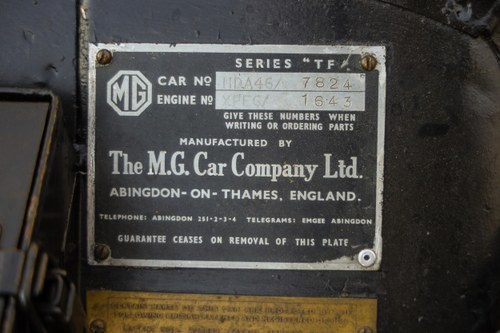 1955 MG TF 1500 En venta (imagen 89 de 123)
