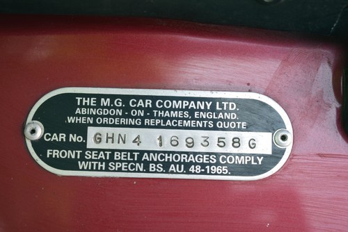 1969 MGB V8 Roadster In vendita (immagine 121 di 153)