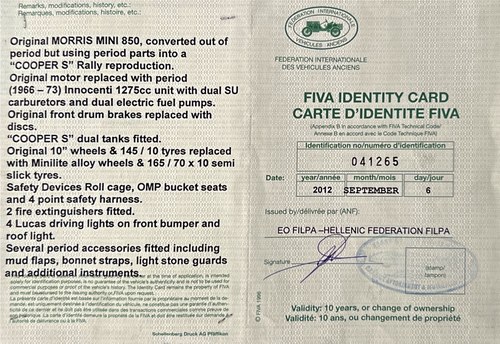 1965 Morris Mini Cooper Monte Carlo Rally Spec Te koop (foto 99 van 99)