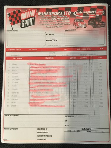 1998 Rover Mini British Open Classic LHD For Sale (picture 159 of 208)