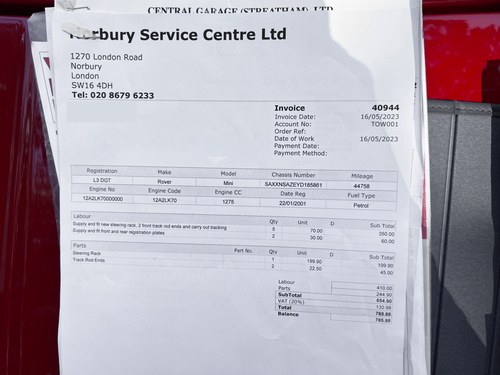 NO RESERVE - 2001 Rover Mini Seven (Retro Evocation) Te koop (foto 169 van 178)