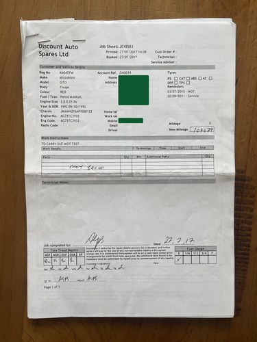 1992 Mitsubishi 3000 GT V6 Turbo In vendita (immagine 185 di 227)