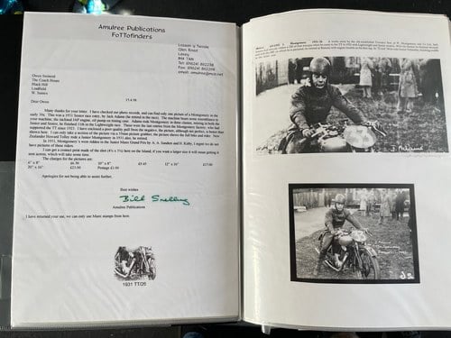 1934 Montgomery 350 cc Works racer à vendre (picture 140 of 142)