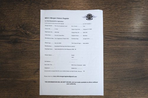 1952 Morgan Plus 4 Drop Head Coupe Flat-Rad For Sale (picture 127 of 134)