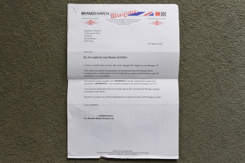 2001 Morgan Plus 8 à vendre (picture 133 of 141)