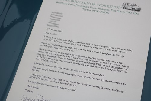 1968 Morris Minor 1000 Pick-Up For Sale (picture 92 of 93)