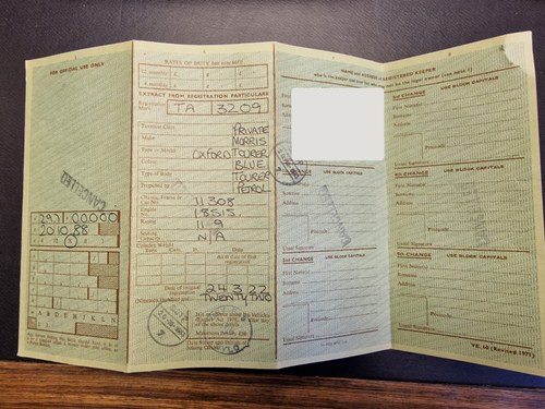 1922 Morris Oxford Bullnose Tourer à vendre (picture 152 of 156)