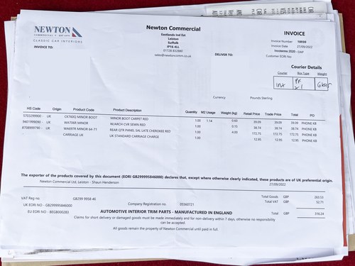 NO RESERVE - 1966 Morris Minor 1000 In vendita (immagine 192 di 203)