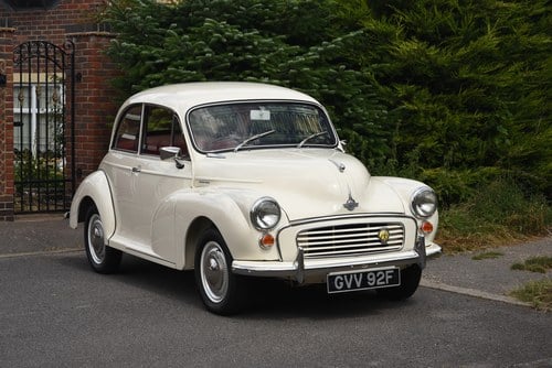 1967 Morris Minor Saloon 1000 Series III In vendita (immagine 7 di 99)