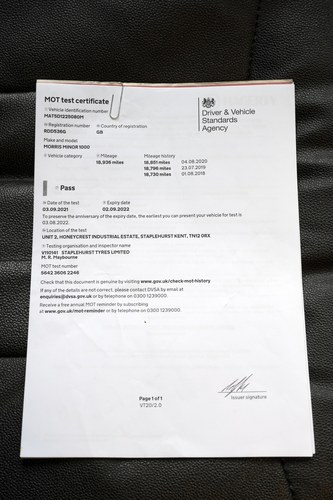 1969 Morris Minor Factory Convertible En venta (imagen 107 de 127)