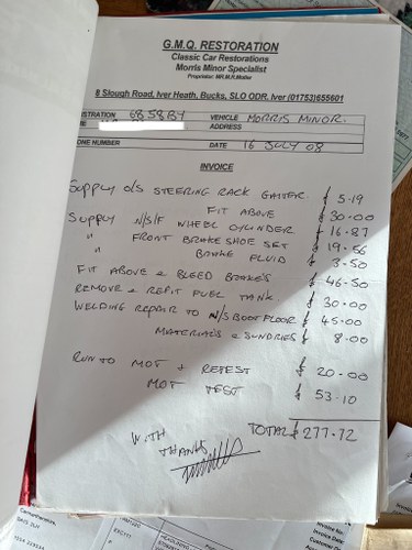 1961 Morris Minor 1000 Four Door Saloon En venta (imagen 102 de 123)