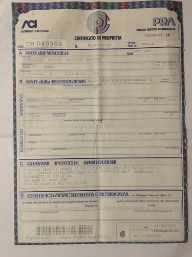 1974 Moto Guzzi 750S à venda (imagem 138 de 146)