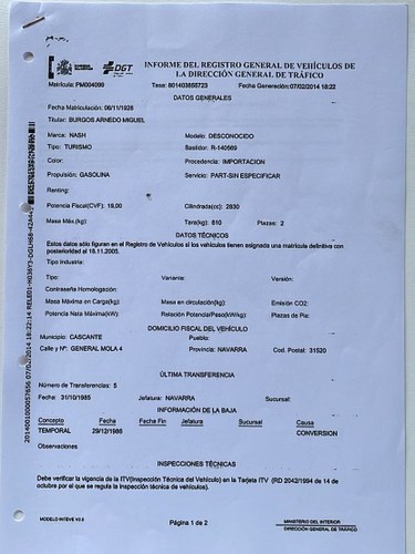 1928 Nash 422 Standard Six Cabriolet à vendre (picture 128 of 129)
