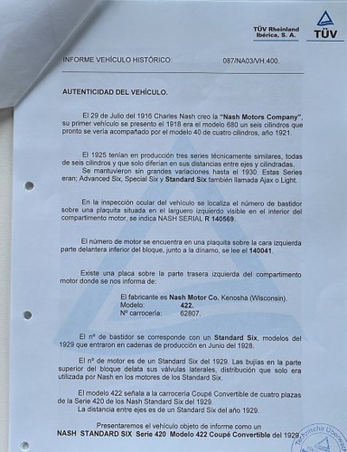 1928 Nash 422 Standard Six Cabriolet à vendre (picture 122 of 129)