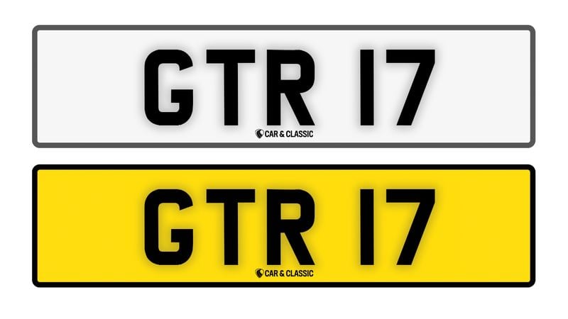 Private Reg Plate - GTR 17 In vendita (immagine 1 di 2)
